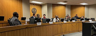 Genevieve Tlustos/News Tribune file photo:
The Missouri House Ethics Committee meets March 13, 2024, before going into closed session.